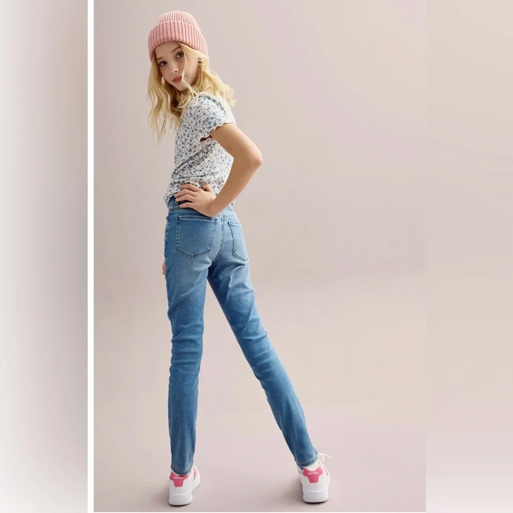 SO® Mid-Rise Jeggings in Regular & Plus Size, Girl's, Size: 14, - Picture 5 of 5